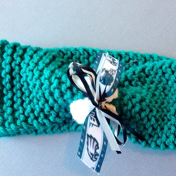 Philadelphia EAGLES Handmade Football Baby Headband *NEW* - Picture 1 of 1